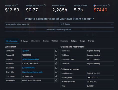 steam inventory valuer|what price is my steam account worth.